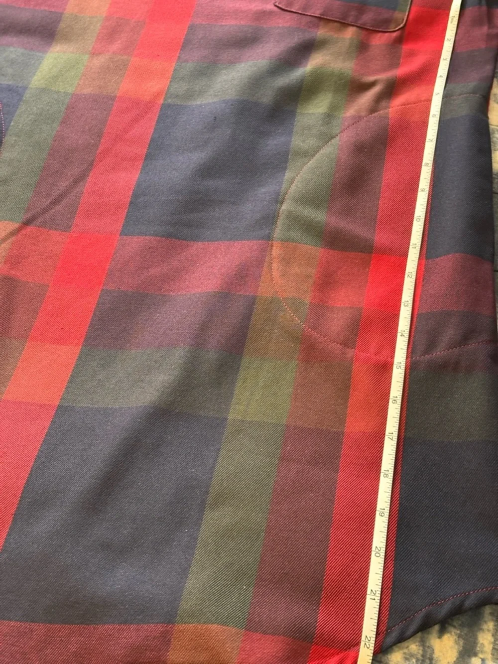 🌸 Cupshe Buffalo Plaid Flannel-Style Mini Shirt Dress Size Small